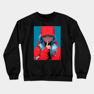 Anime Teen Girl Crewneck Sweatshirt